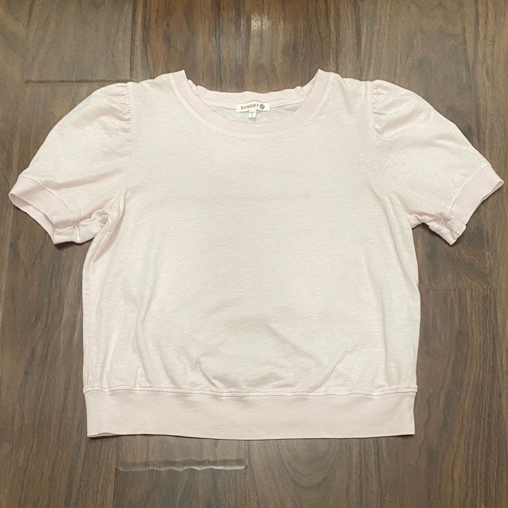 Sundry Soft Pink Short Sleeve Tee